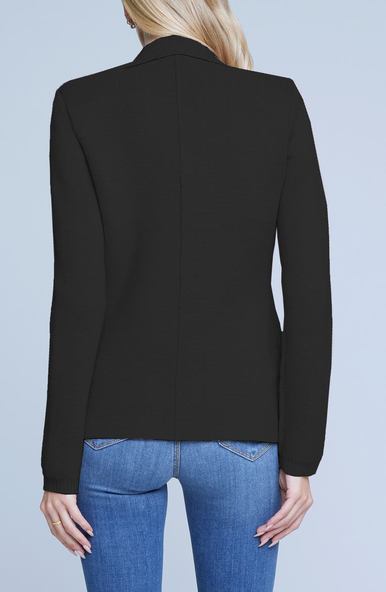 L'AGENCE Lacey Cotton Blend Cardigan, Alternate, color, 