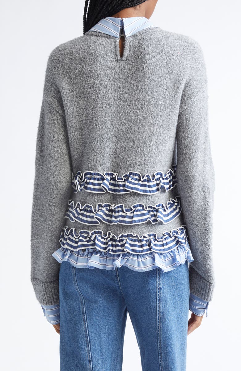 Cinq à Sept Leina Layered Look Sweater, Alternate, color,