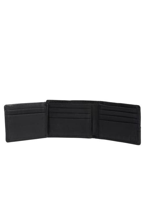 Frye Nash Id Window Leather Bifold Wallet In Black