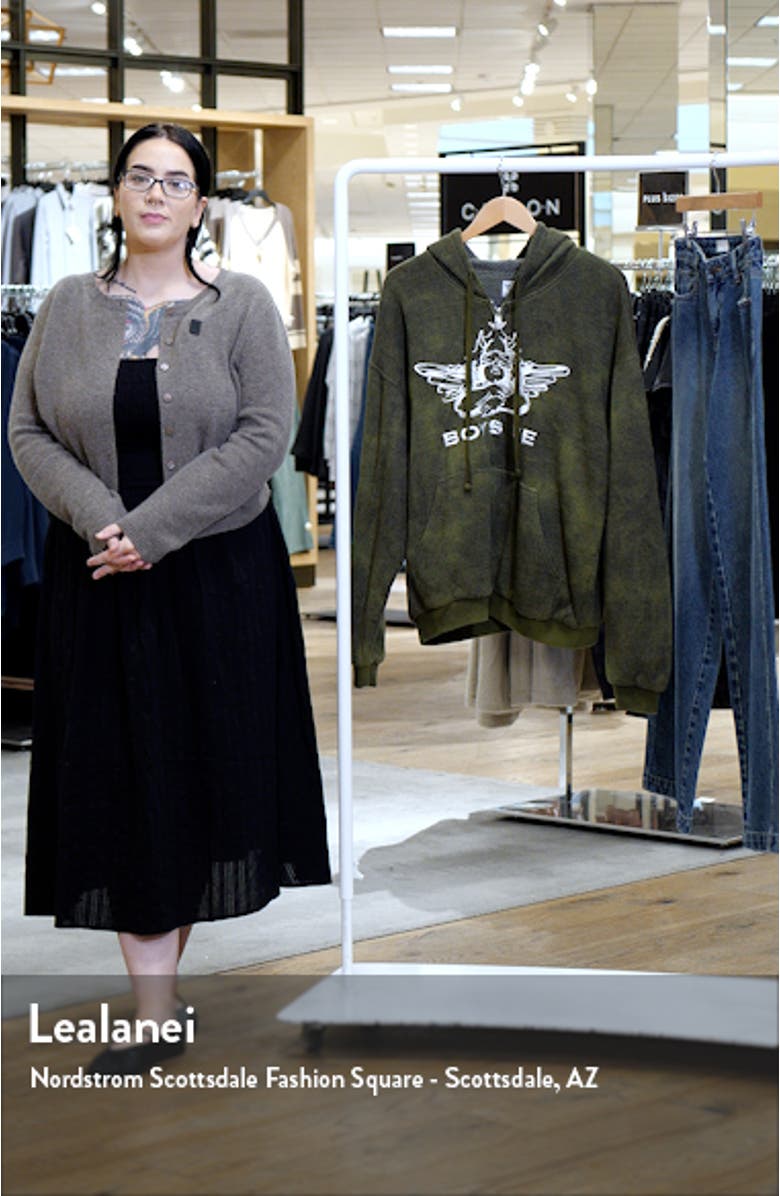 Don't Test Me Oversize Cotton Blend Terry Hoodie, sales video thumbnail