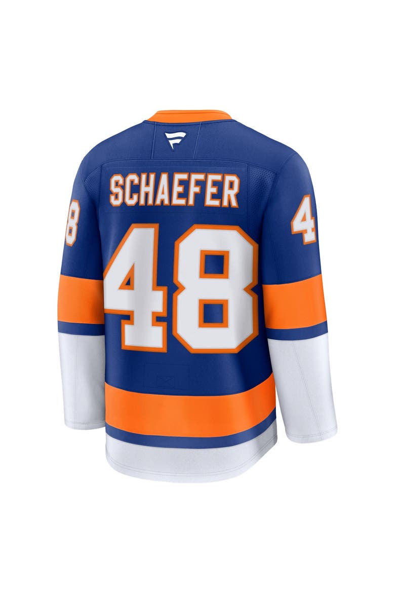 Men's Fanatics Matthew Schaefer Royal New York Islanders Home Premium Jersey, Alternate, color, Royal