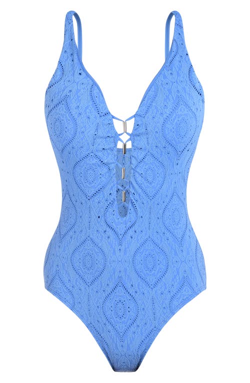 La Blanca Mantra Plunge One-piece Swimsuit