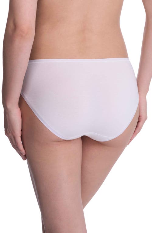 Natori Bliss Bare Cotton Hipster Briefs In White