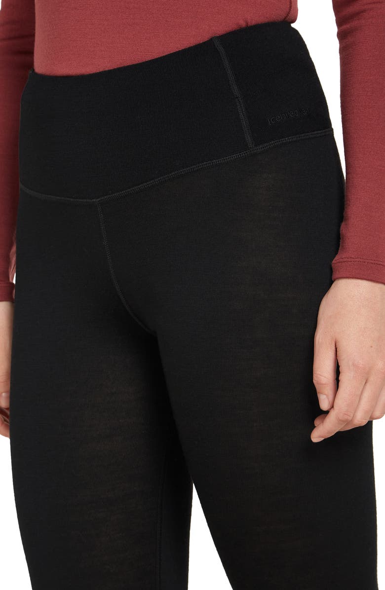 Icebreaker 260 Tech High Waist Merino Wool Base Layer Leggings, Alternate, color,