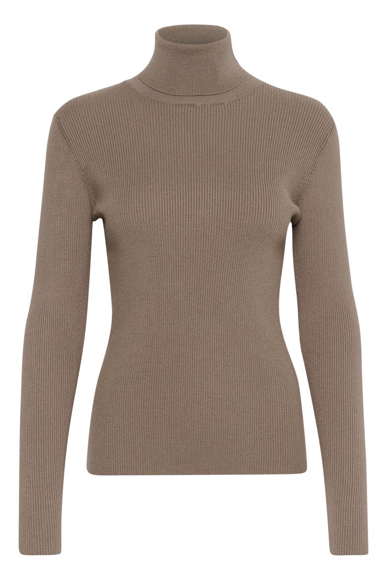 SLSina Rollneck Slim Fit Pullover, Alternate, color, Walnut