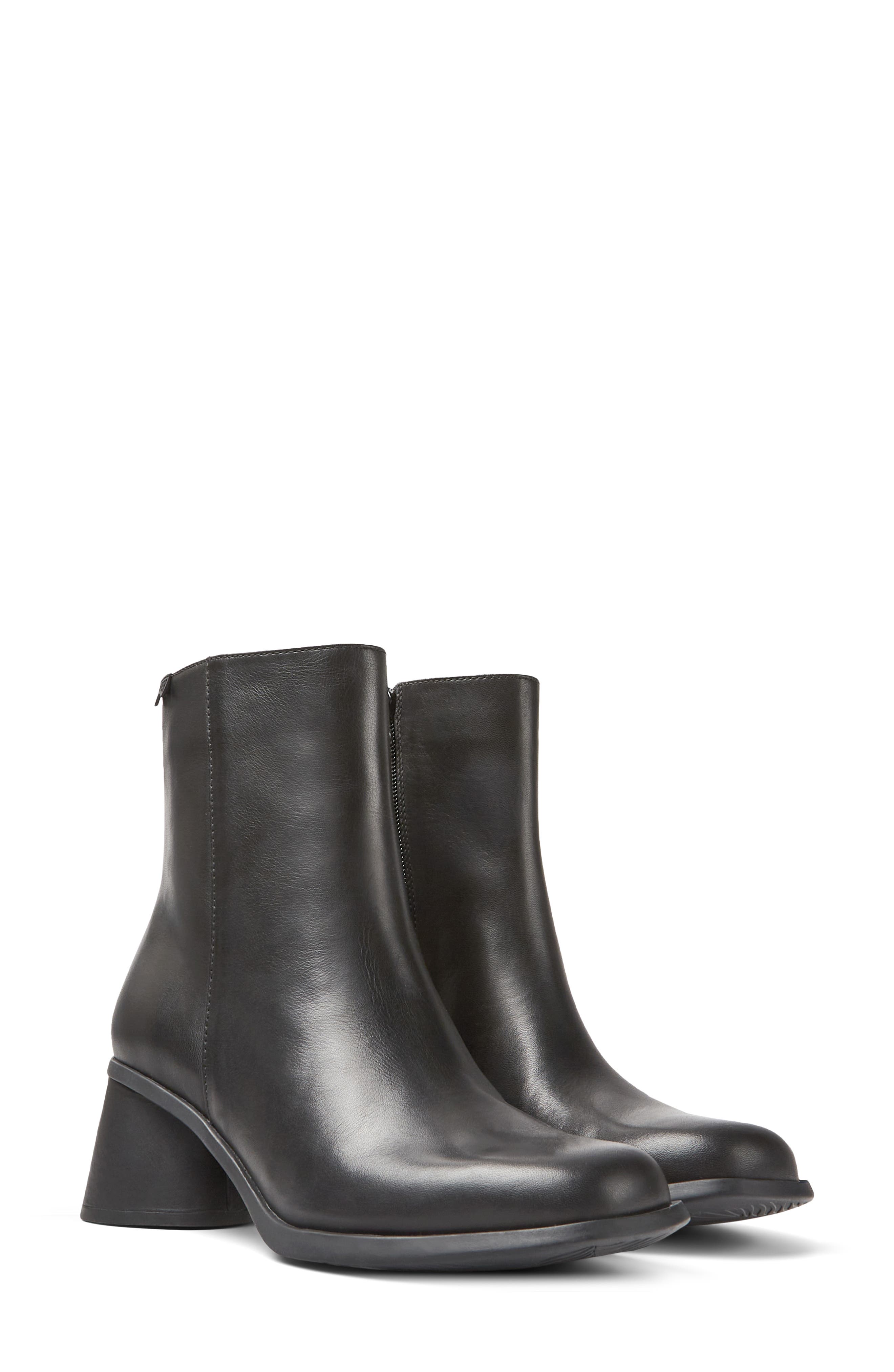 Camper Kiara Leather Bootie, Alternate, color, 