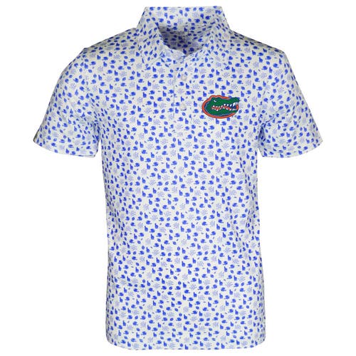 Garb Kids' Toddler  White Florida Gators Earnest Allover Print Polo