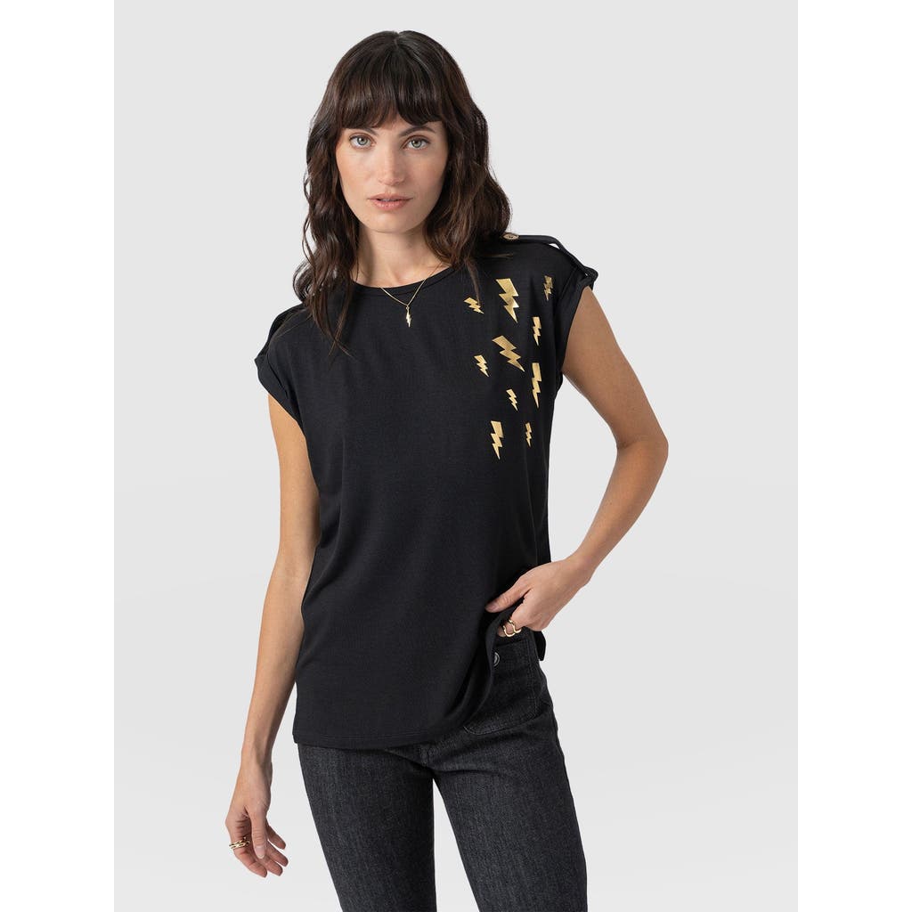 Saint + Sofia Turn Up Tee Lightning