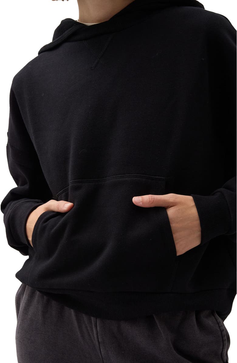 Richer Poorer Women's Recycled Fleece Hoodie, Alternate, color, Black