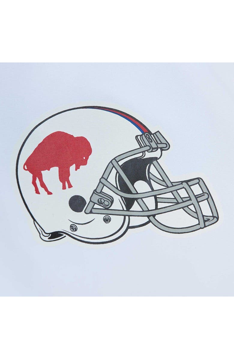 Mitchell & Ness Men's Mitchell & Ness  White Buffalo Bills Team Burst Warm-Up Full-Zip Jacket, Alternate, color, 