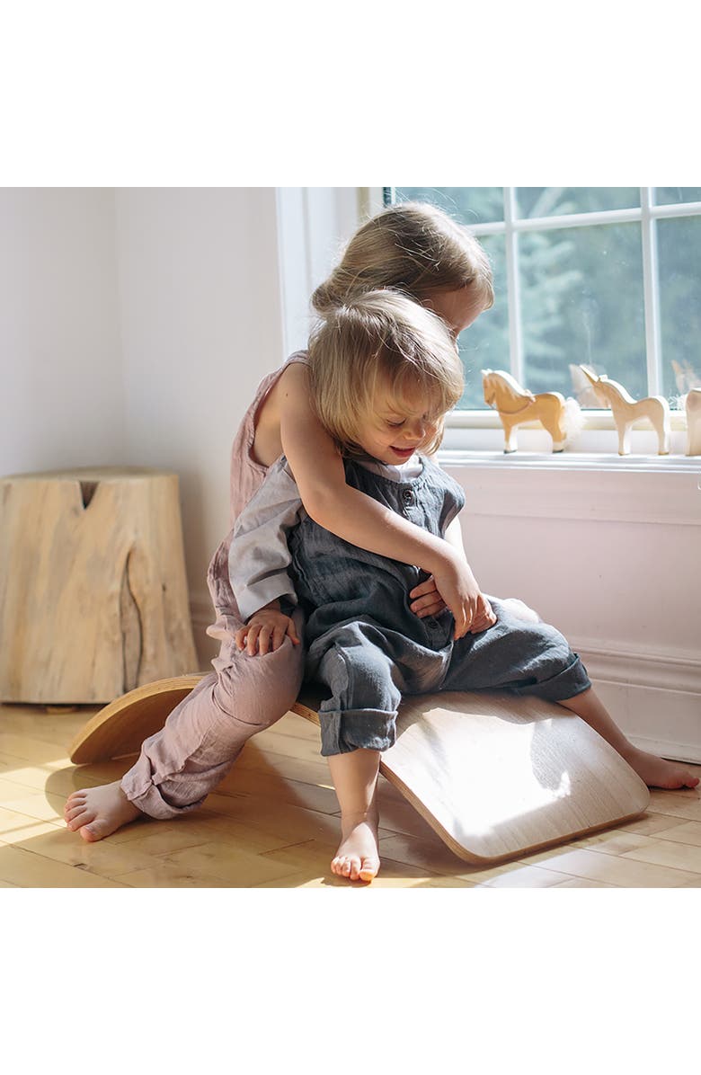 Kinderfeets Kinderboard Natural Wooden Balance Board, Alternate, color,