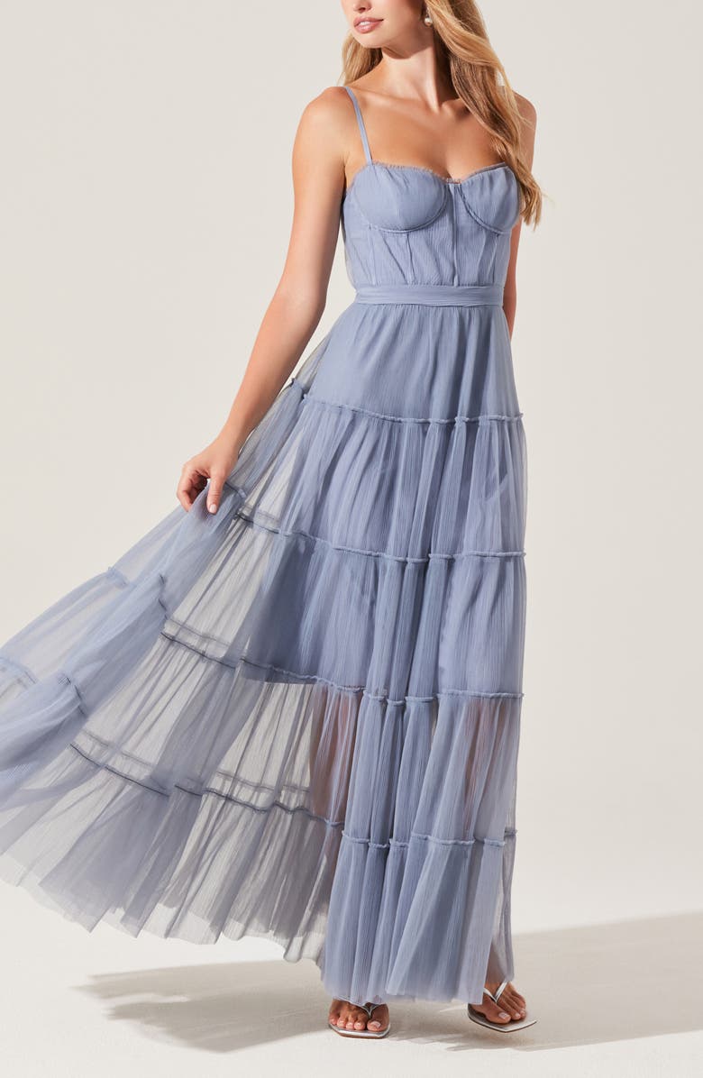 ASTR the Label Mireya Structured Tiered Dress, Alternate, color, 