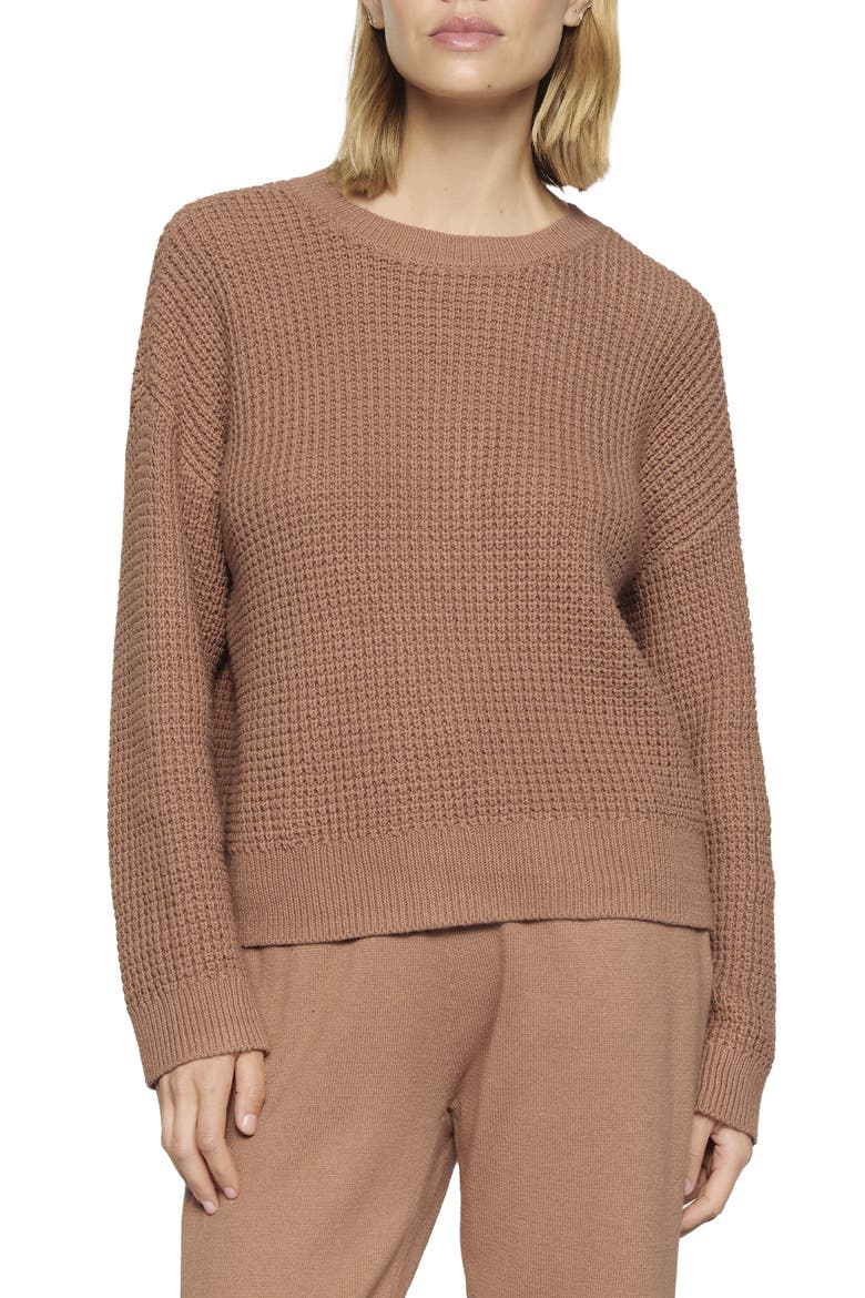 Recy Crewneck Sweater, Main, color, HAZELNUT