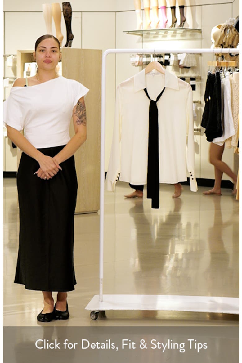 The Contrast Tie Silk Shirt video