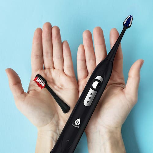 Pursonic Spm Sonic Movement Rechargeable Electric Toothbrush In Black