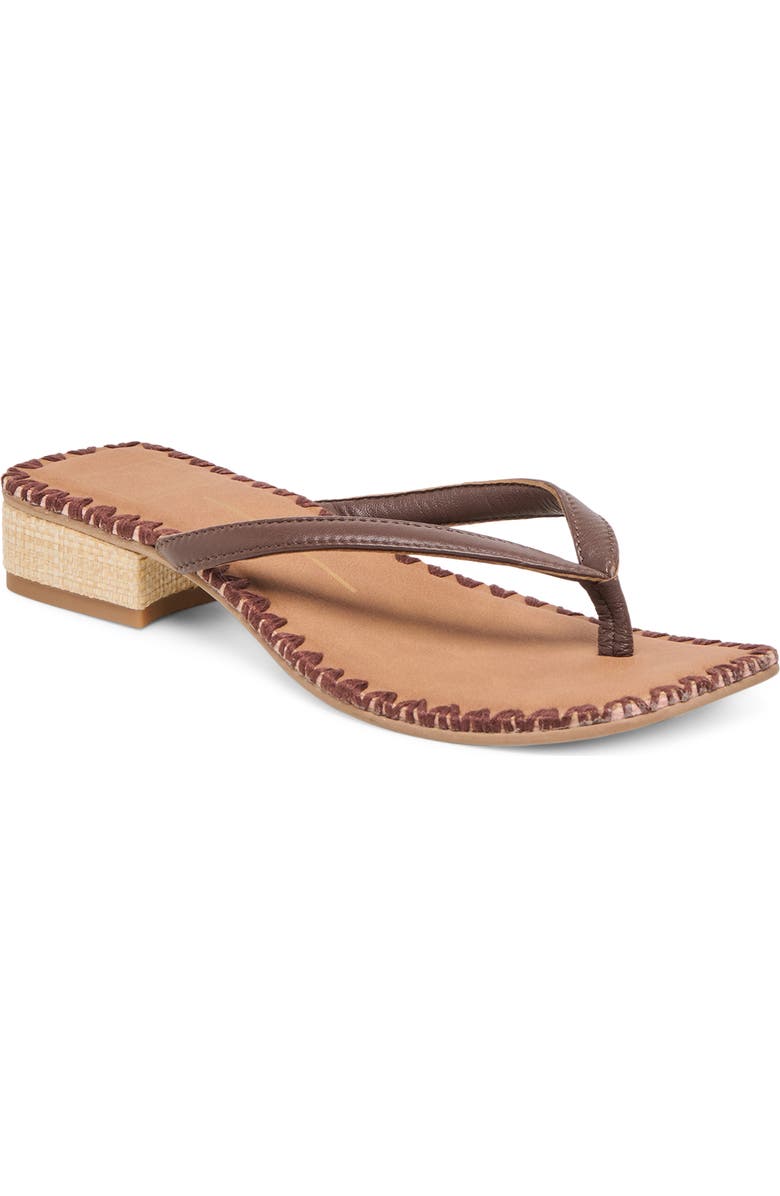 Dolce Vita Barty Flip Flop, Main, color, Dark Brown Stella