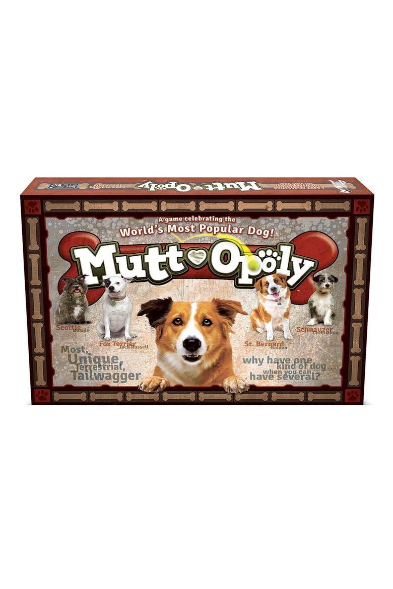 Muttopoly Themed Family Board Game, Ages 8+, Alternate, color, Multicolored