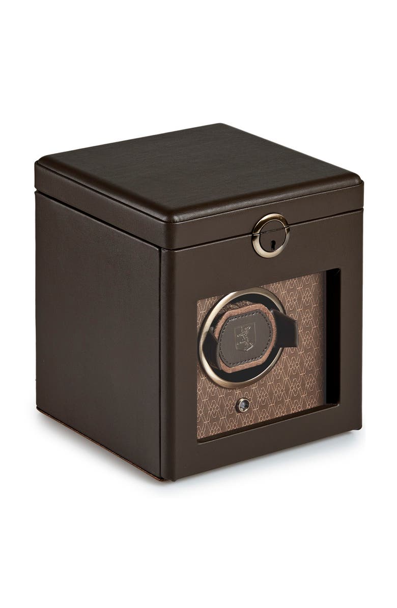 WOLF Earth Single Watch Winder, Alternate, color, Coffee