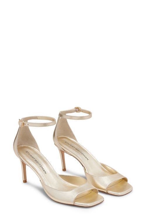 Stuart Weitzman Nudista Ankle Strap Sandal In Neutral