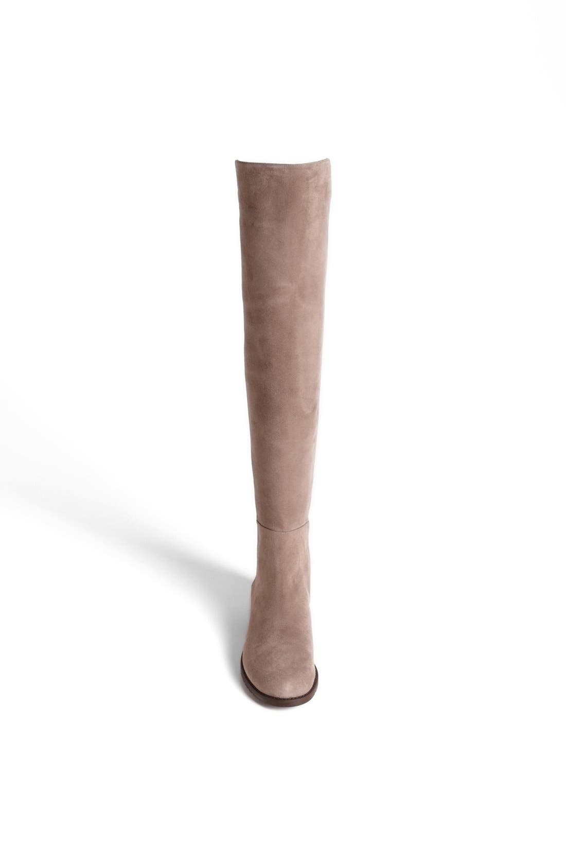 '5050' Over the Knee Suede Boot, Alternate, color, TOPO SUEDE