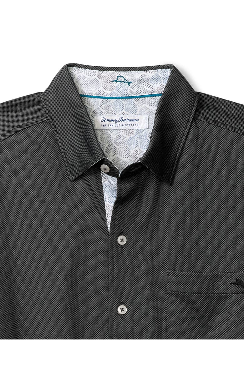 Tommy Bahama San Lucio Tri Leaf Geo Happy Hour IslandZone<sup>®</sup> Button-Up Shirt, Alternate, color, 