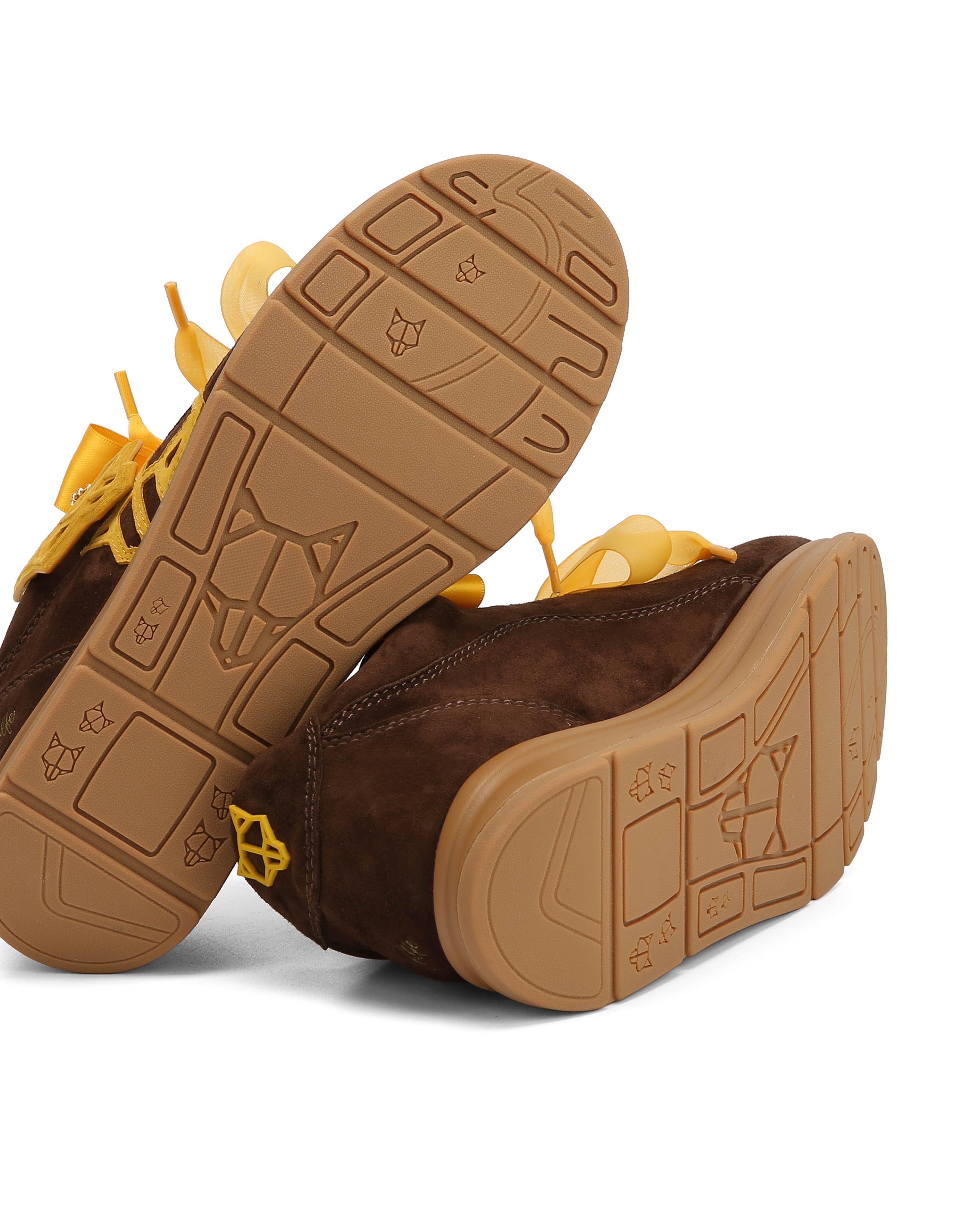 Naked Wolfe Expense Suede Sneaker, Alternate, color, Brown