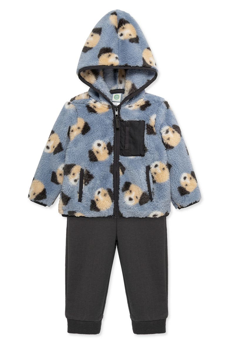 Kids' Puppy 3-Piece Fleece Jacket Set, Alternate, color, BLUE