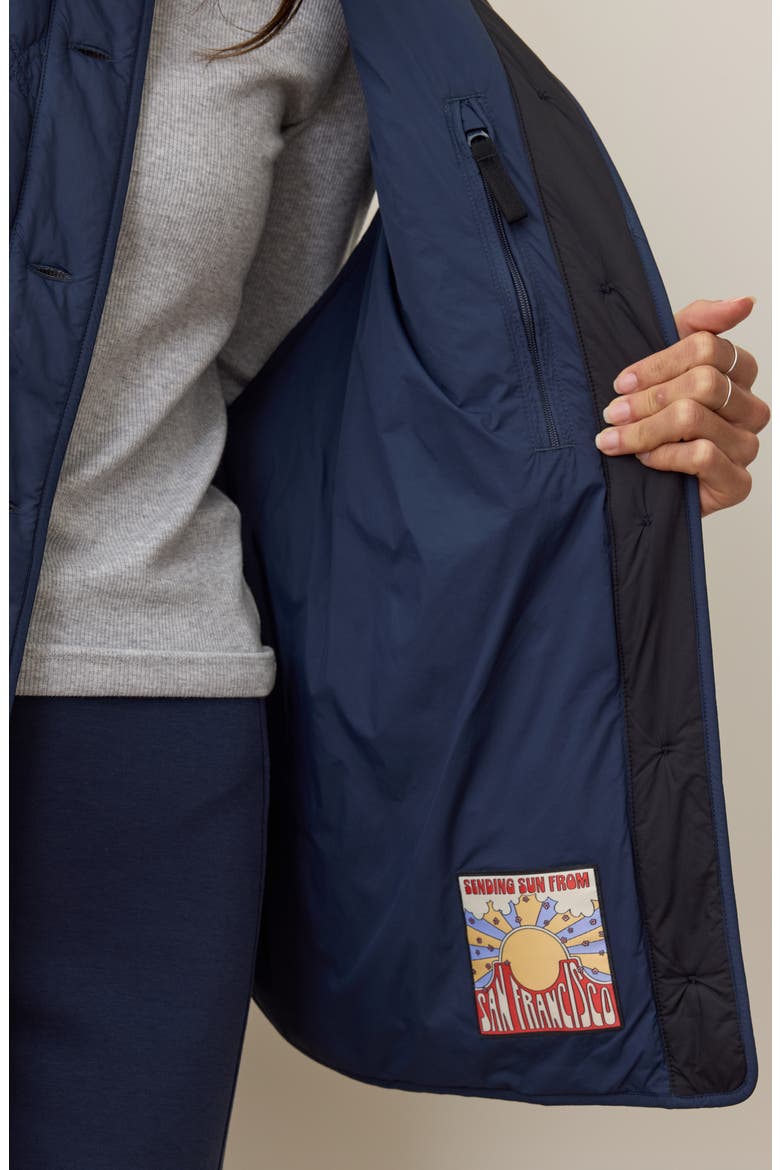 Marina Quilted Vest, Alternate, color, NAVY