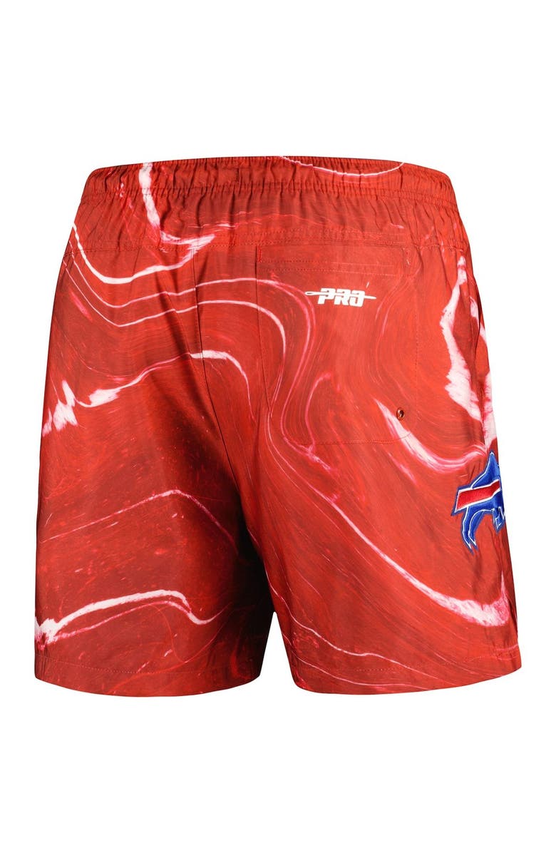 PRO STANDARD Men's Pro Standard Red Buffalo Bills Allover Marble Print Shorts, Alternate, color, Red