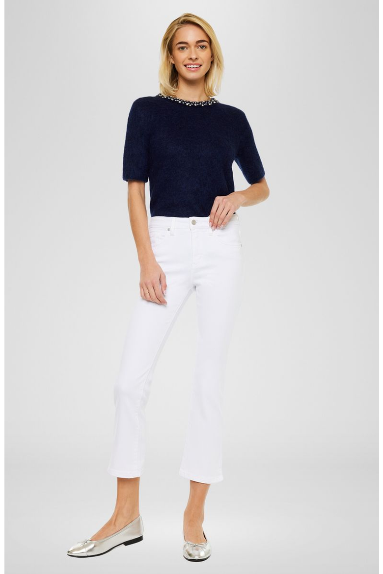 Bristol High Rise Kick Flare Jeans, Alternate, color, White