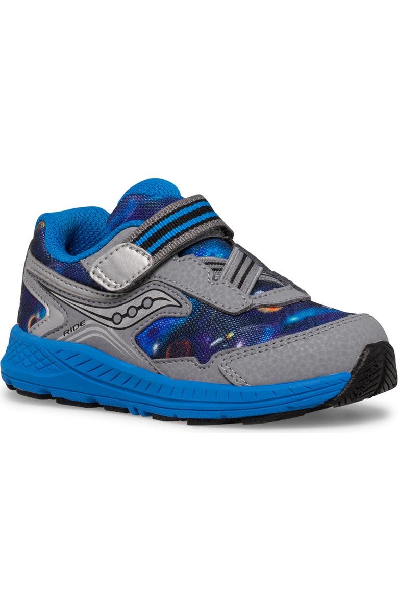 Saucony Ride 10 Jr. Sneaker, Main, color, Grey/ Blue/ Space