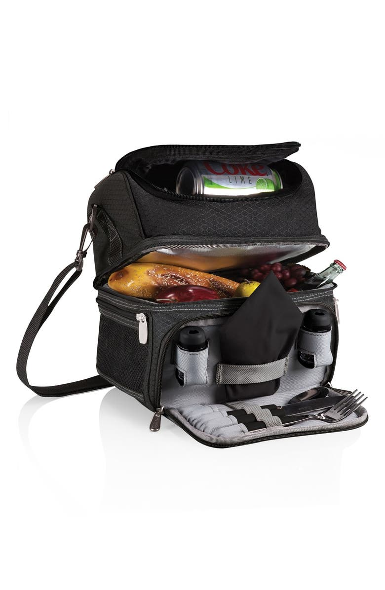 Oniva a Picnic Time Brand Picnic Time Pranzo Lunch Cooler Bag, Alternate, color, Black