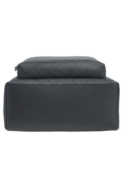 FERRAGAMO FERRAGAMO GANCIO EMBOSSED LEATHER BACKPACK