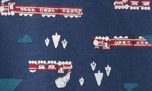 Tucker + Tate Printed Cotton Blend Romper In Blue