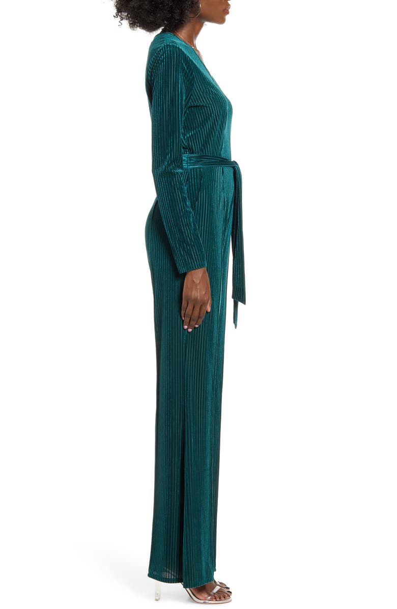 ASTR the Label Velvet Jumpsuit, Alternate, color,