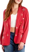 Billy T Wild Blossom Embroidered Blazer