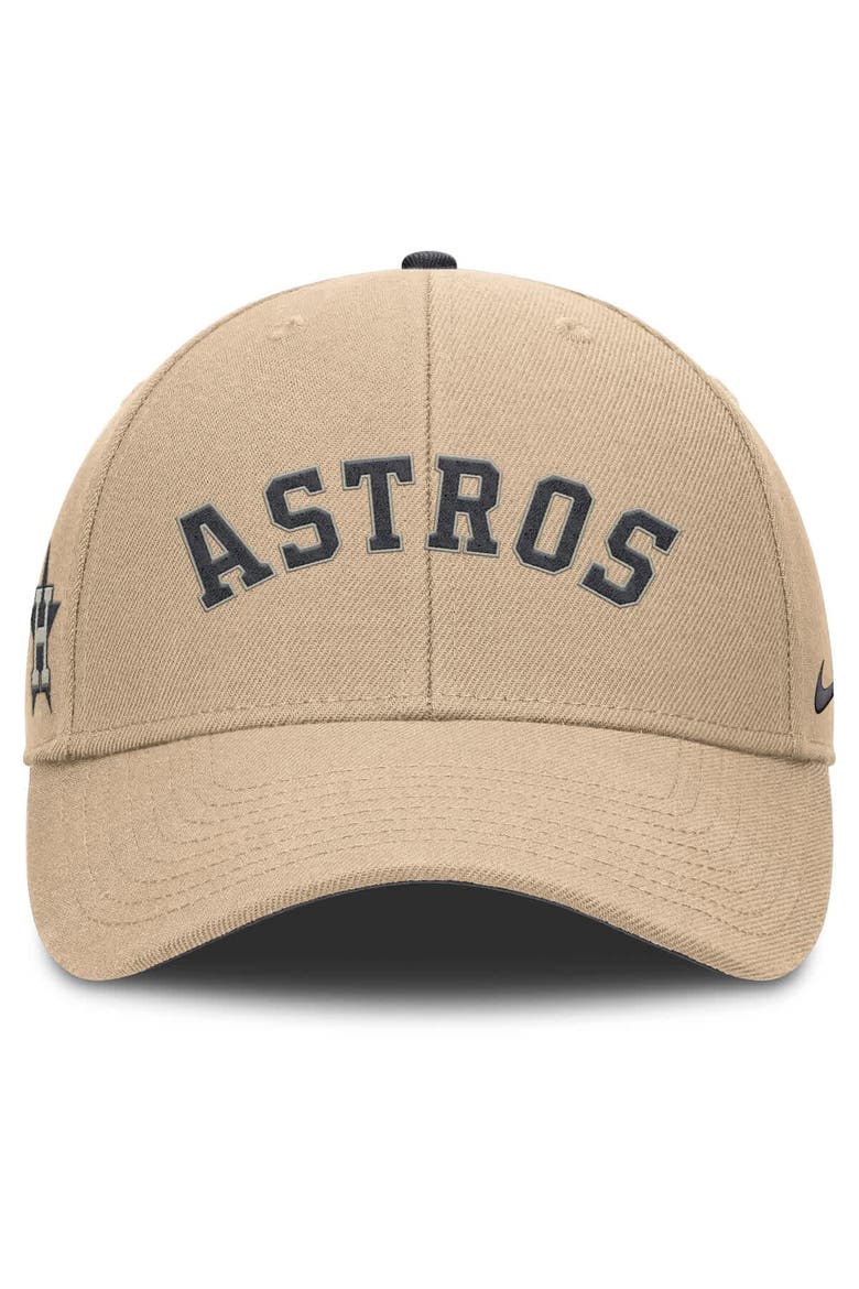 Men's Nike Khaki Houston Astros Rise Adjustable Hat, Alternate, color, Khaki