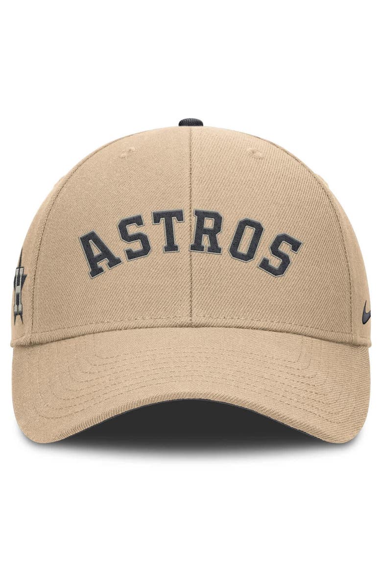 Nike Men's Nike Khaki Houston Astros Rise Adjustable Hat, Alternate, color, Khaki
