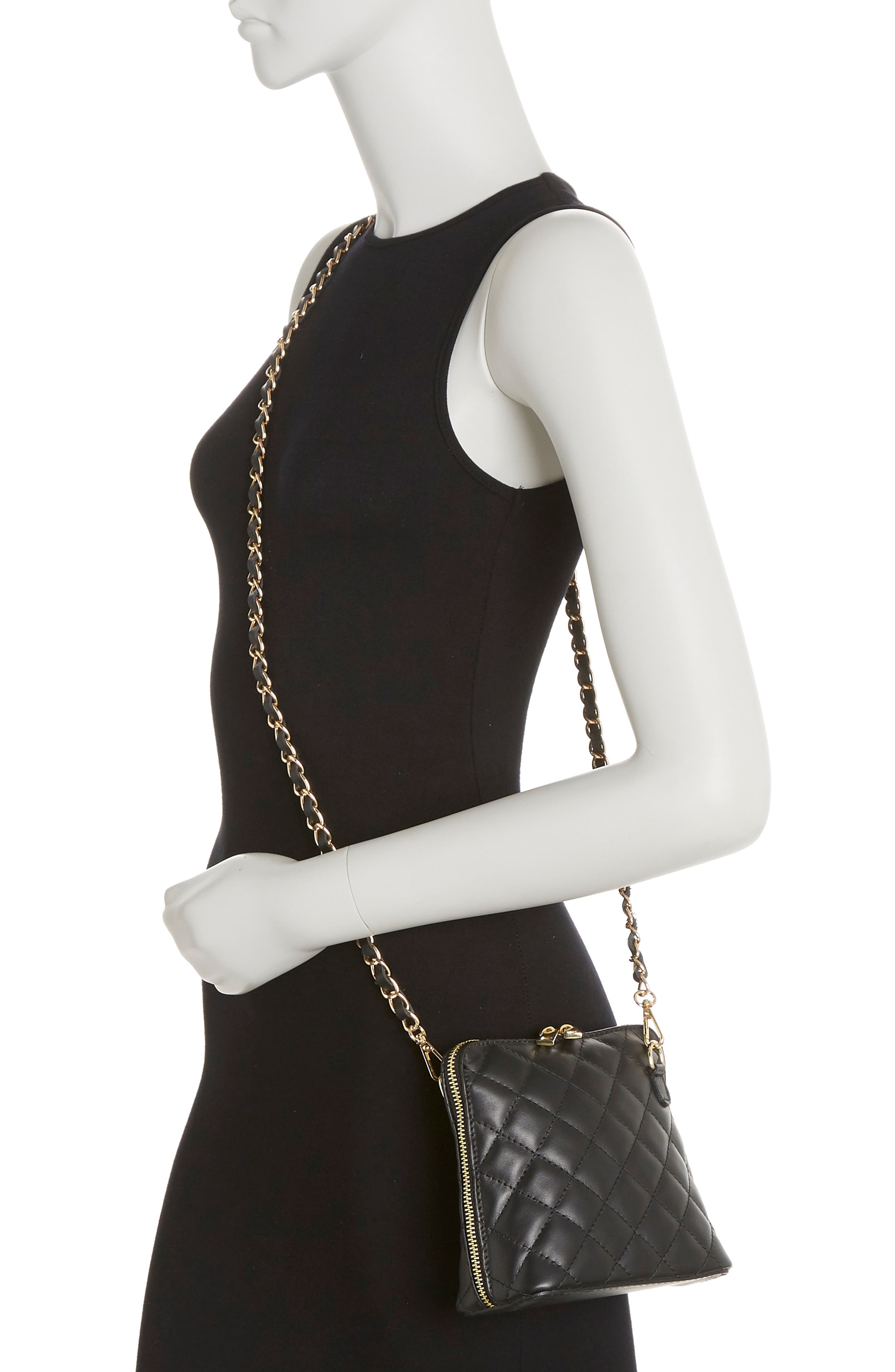 MASSIMO CASTELLO Quilted Leather Crossbody Bag (Women) | Nordstromrack