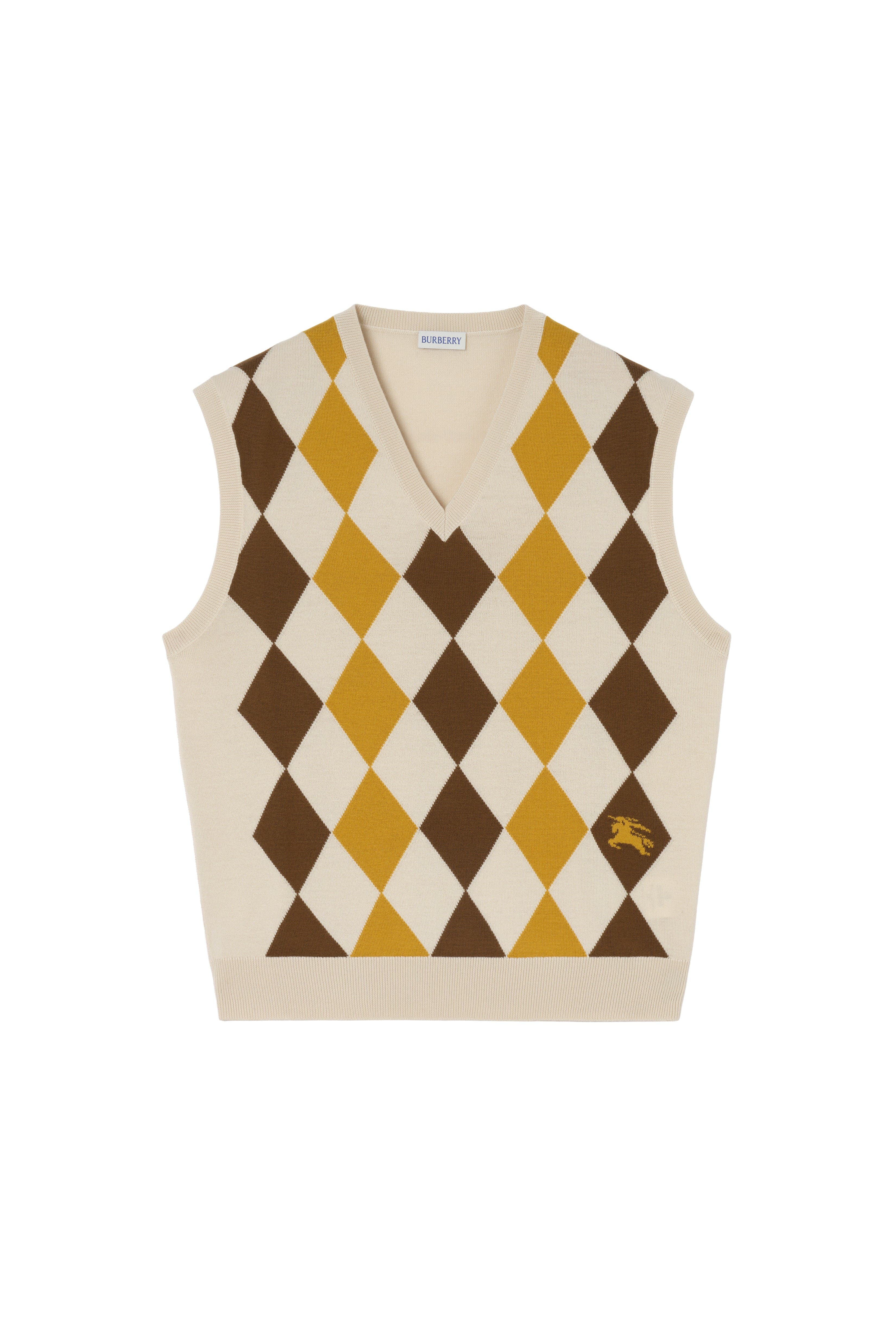 Argyle Wool Sweater Vest - image 4