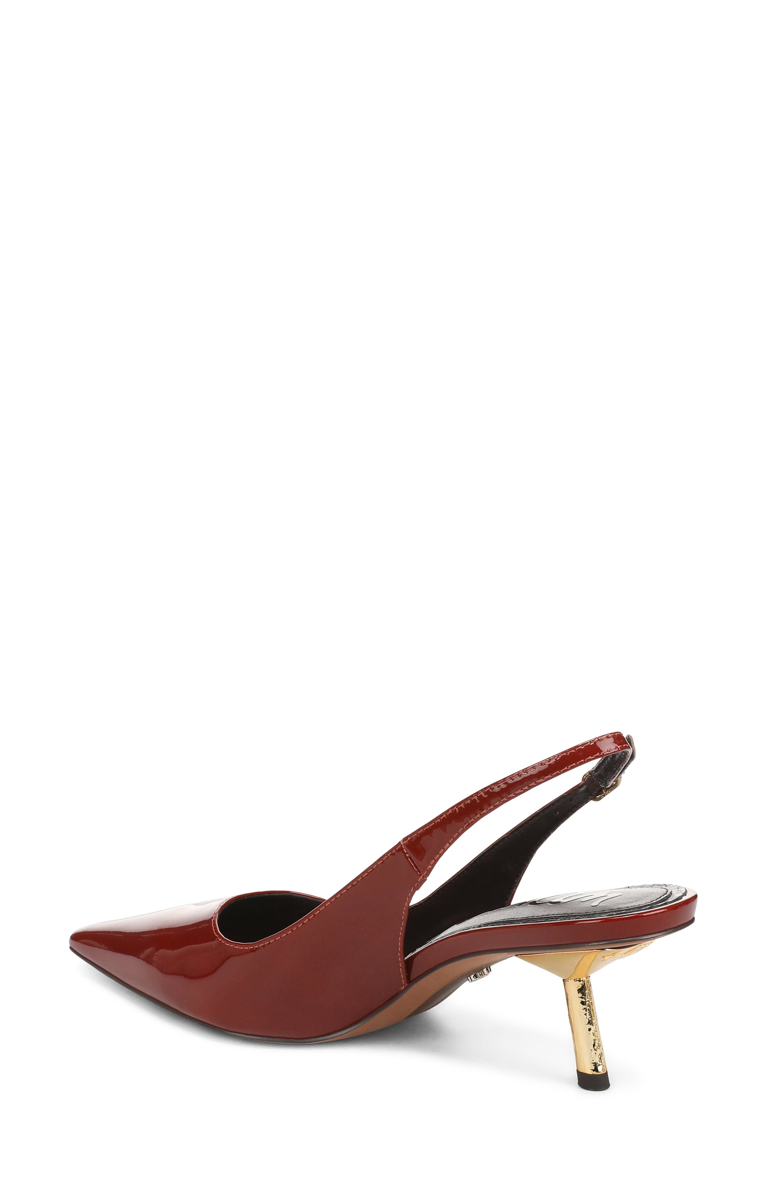 Bianka Slingback Pump, Alternate, color, BRANDY BROWN