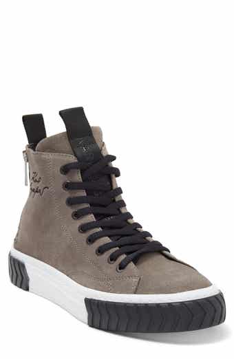 KARL LAGERFELD PARIS Leather High Top Sneaker