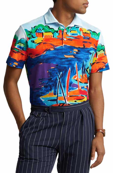 Polo Ralph Lauren Classic Fit Print Mesh Polo