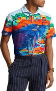 Polo Ralph Lauren Classic Fit Print Mesh Polo