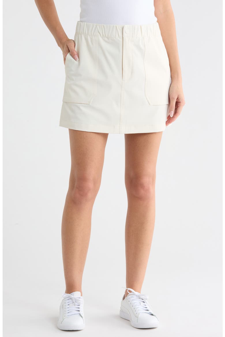 Diana Performance Cargo Miniskirt, Main, color, VANILLA ICE