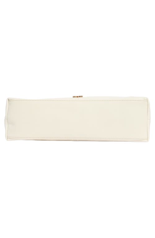 Sam Edelman Dakota Leather Shoulder Bag In White