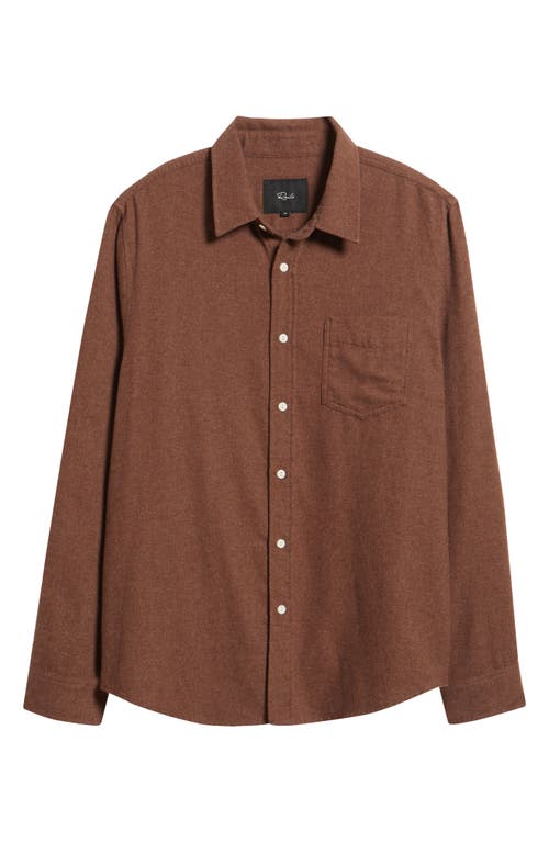 Rails Runson Relaxed Fit Flannel Button-up Shirt In Brown