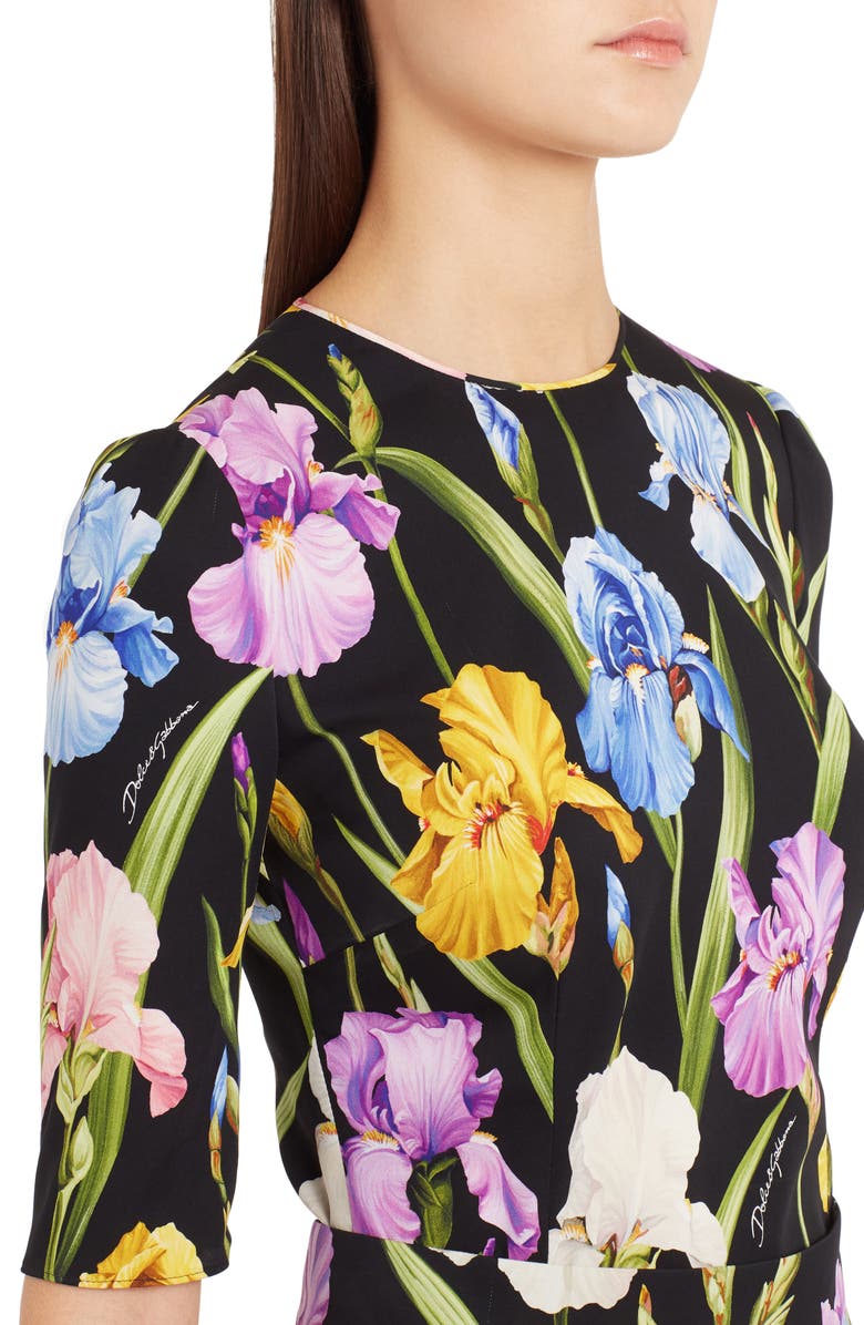 Dolce&Gabbana Iris Print Top, Alternate, color,