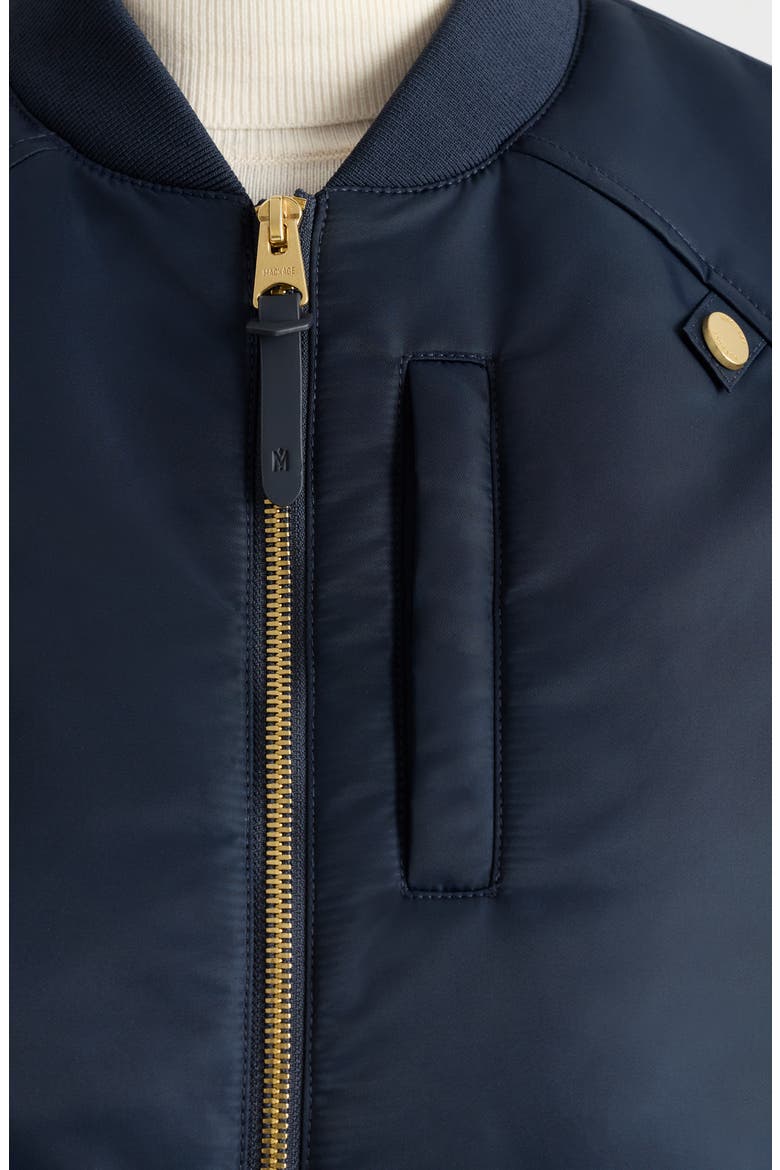 Avana Bomber Jacket, Alternate, color, MARINE BLUE