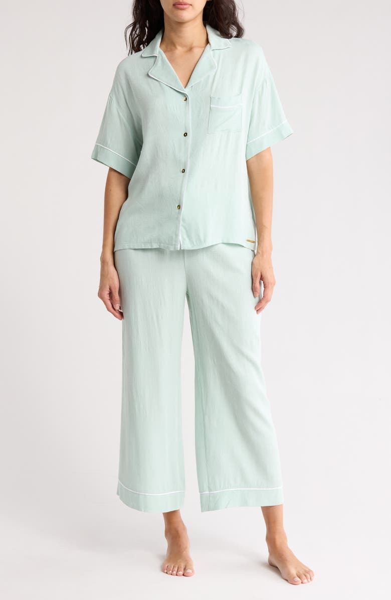 BCBG Jacquard Long Pajamas, Main, color,